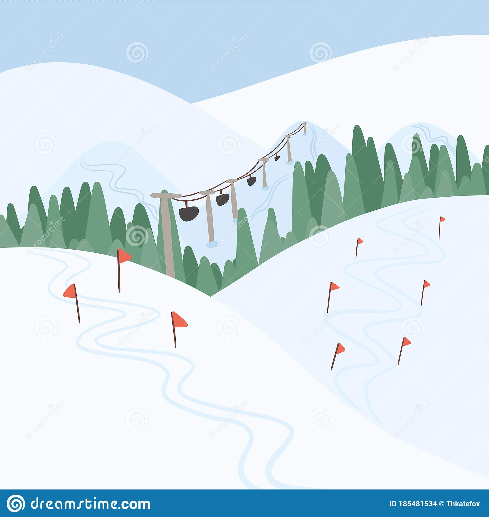 Detail Ski Mountain Clipart Nomer 29