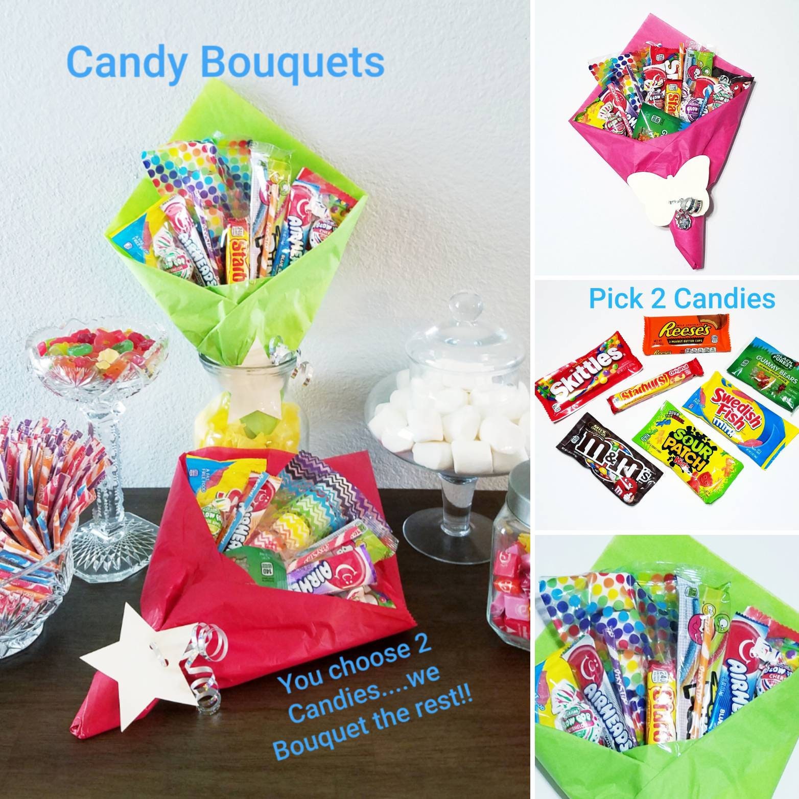 Detail Skittles Candy Bouquet Nomer 25