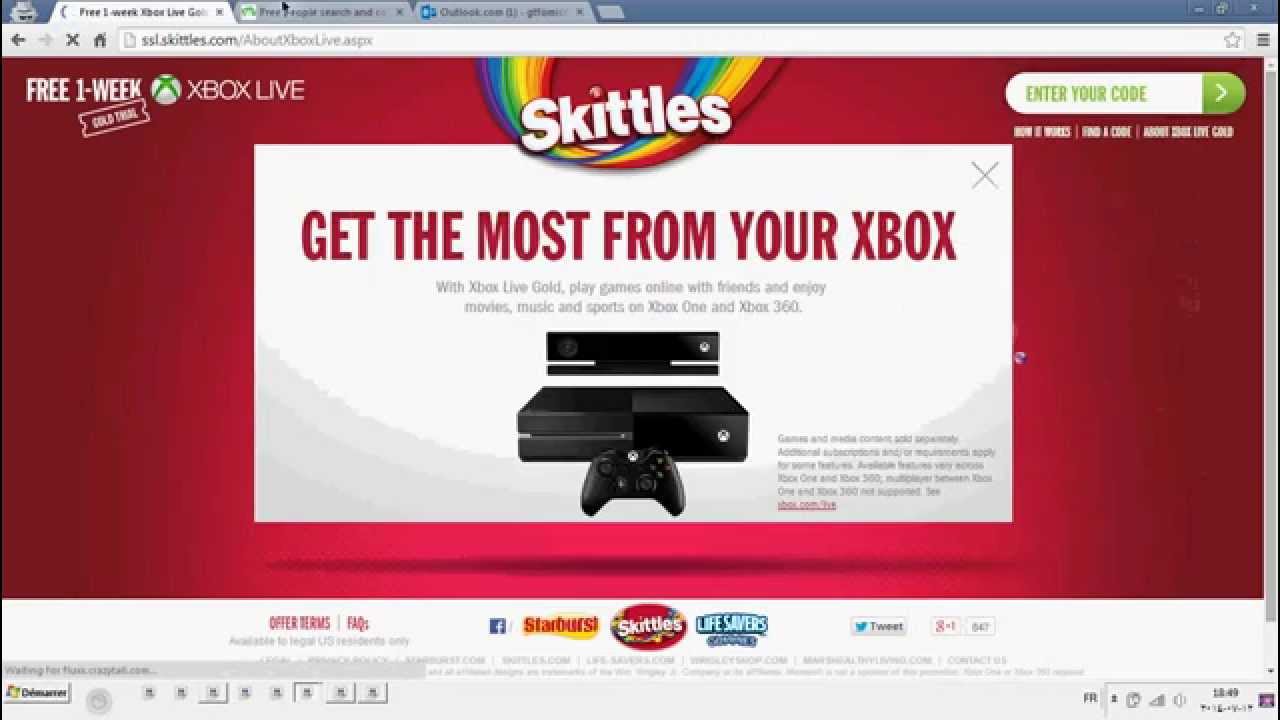 Skittles Xbox Live Code Generator - KibrisPDR