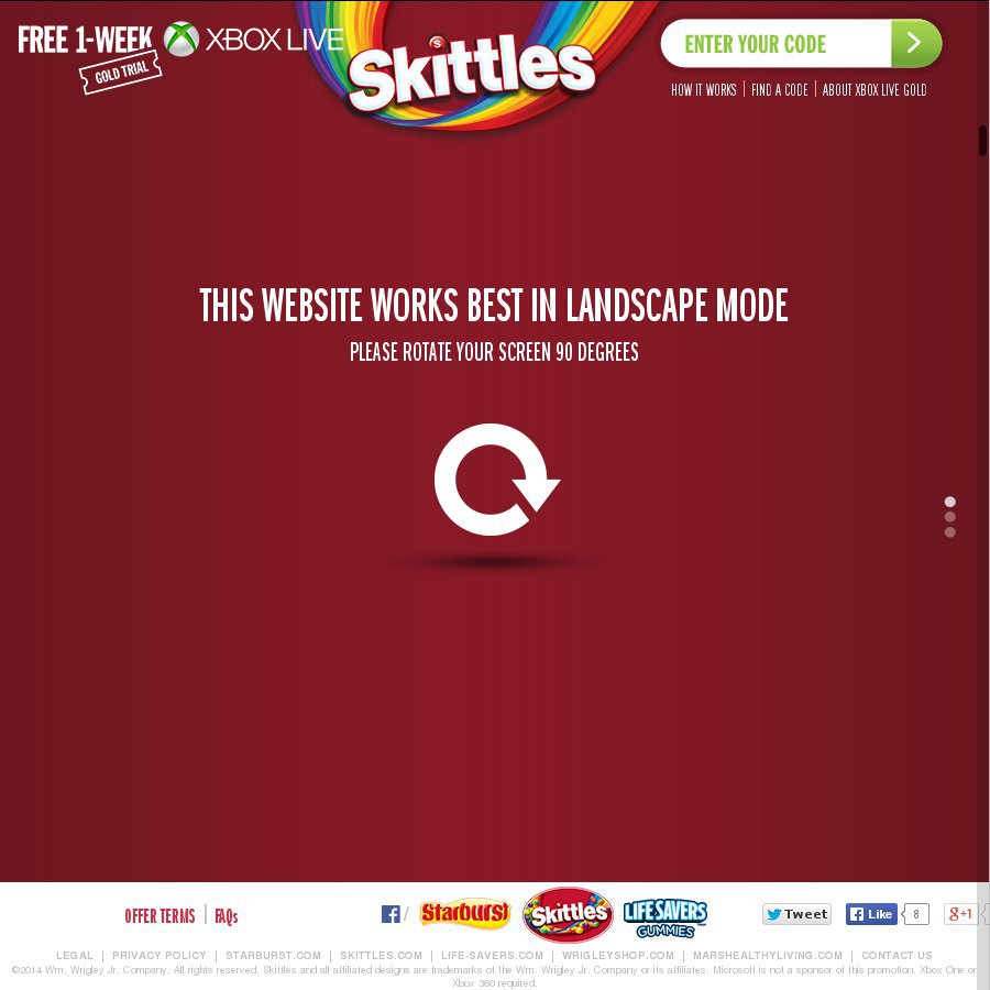 Detail Skittles Xbox Live Gold Nomer 12