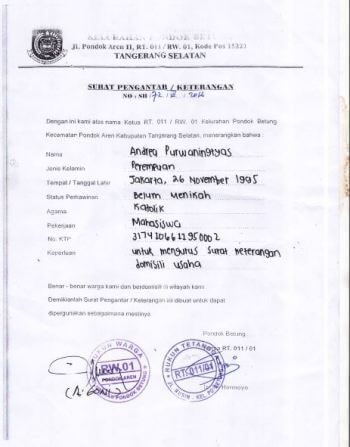 Detail Sku Surat Keterangan Usaha Nomer 49