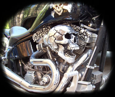 Detail Skull Air Cleaner Harley Nomer 3