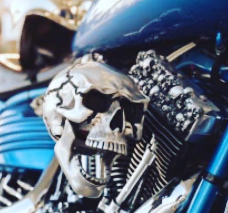 Detail Skull Air Cleaner Harley Nomer 32