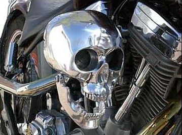 Detail Skull Air Cleaner Harley Nomer 8