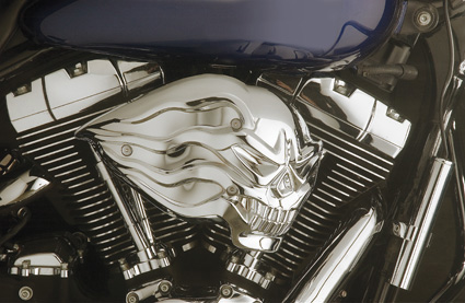 Detail Skull Air Cleaner Harley Nomer 10