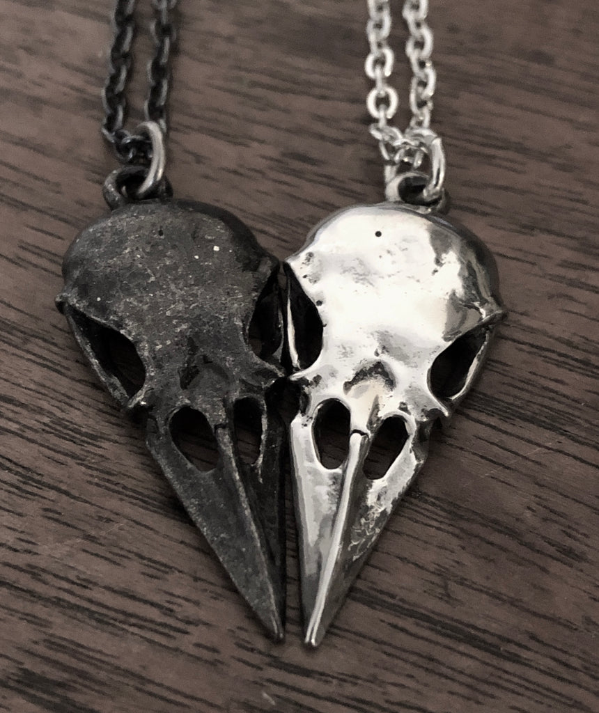 Detail Skull And Brain Friendship Necklace Nomer 15