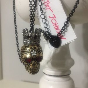 Detail Skull And Brain Friendship Necklace Nomer 38