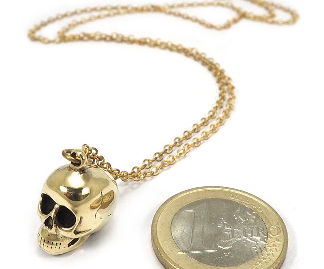 Detail Skull And Brain Friendship Necklace Nomer 54