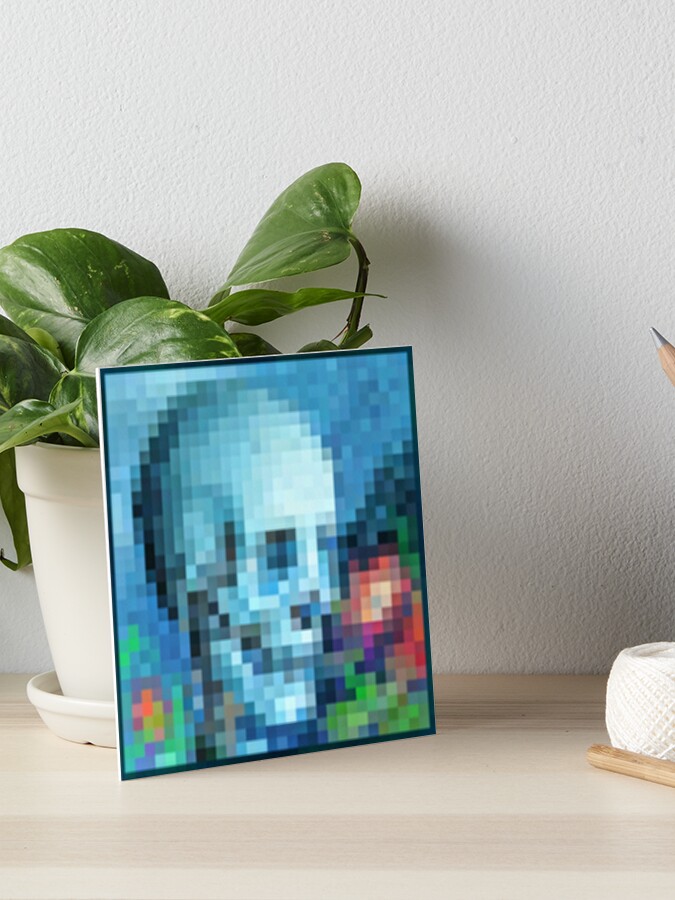 Detail Skull And Roses Minecraft Painting Nomer 2