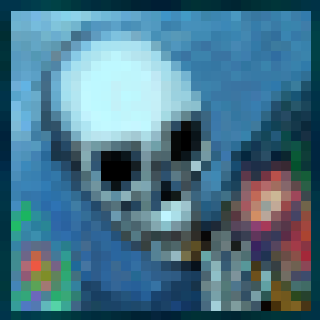 Detail Skull And Roses Minecraft Painting Nomer 11