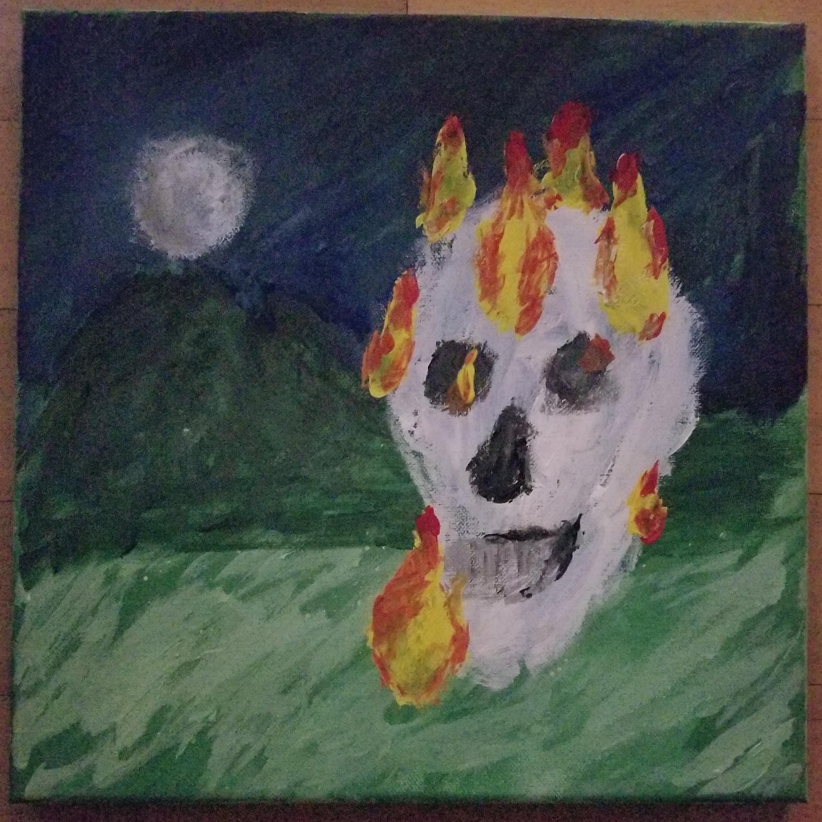 Detail Skull And Roses Minecraft Painting Nomer 13