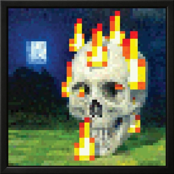 Detail Skull And Roses Minecraft Painting Nomer 18