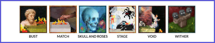 Detail Skull And Roses Minecraft Painting Nomer 27