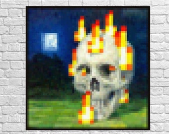 Detail Skull And Roses Minecraft Painting Nomer 35