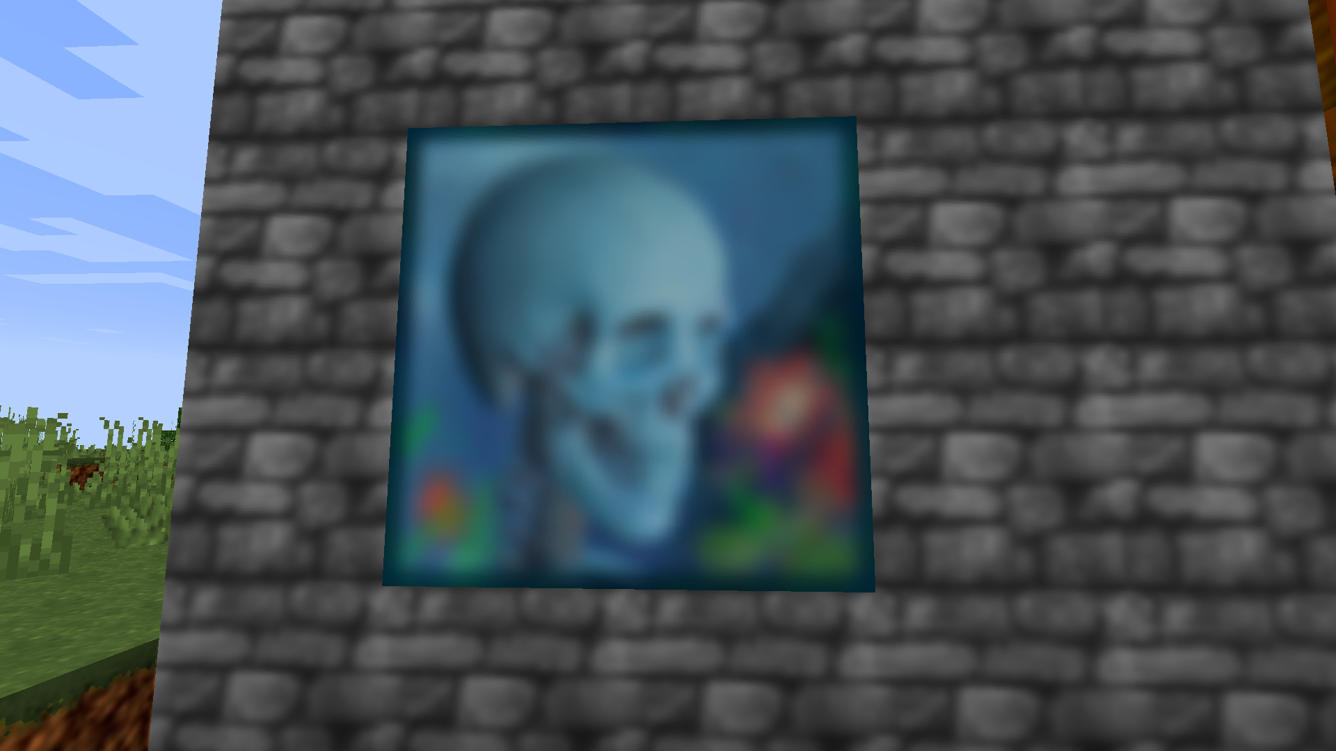 Detail Skull And Roses Minecraft Painting Nomer 46