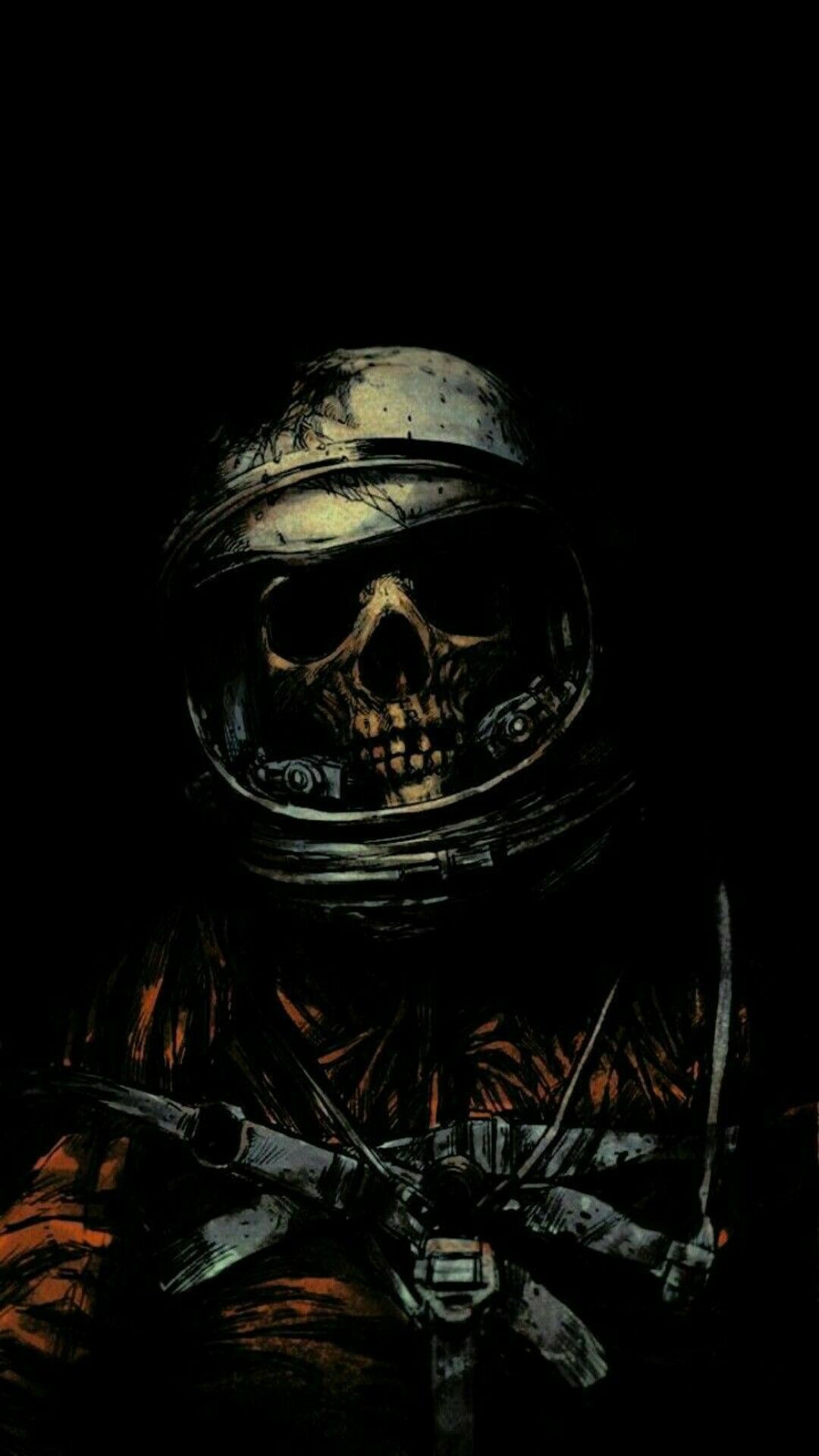 Skull Astronaut Wallpaper - KibrisPDR