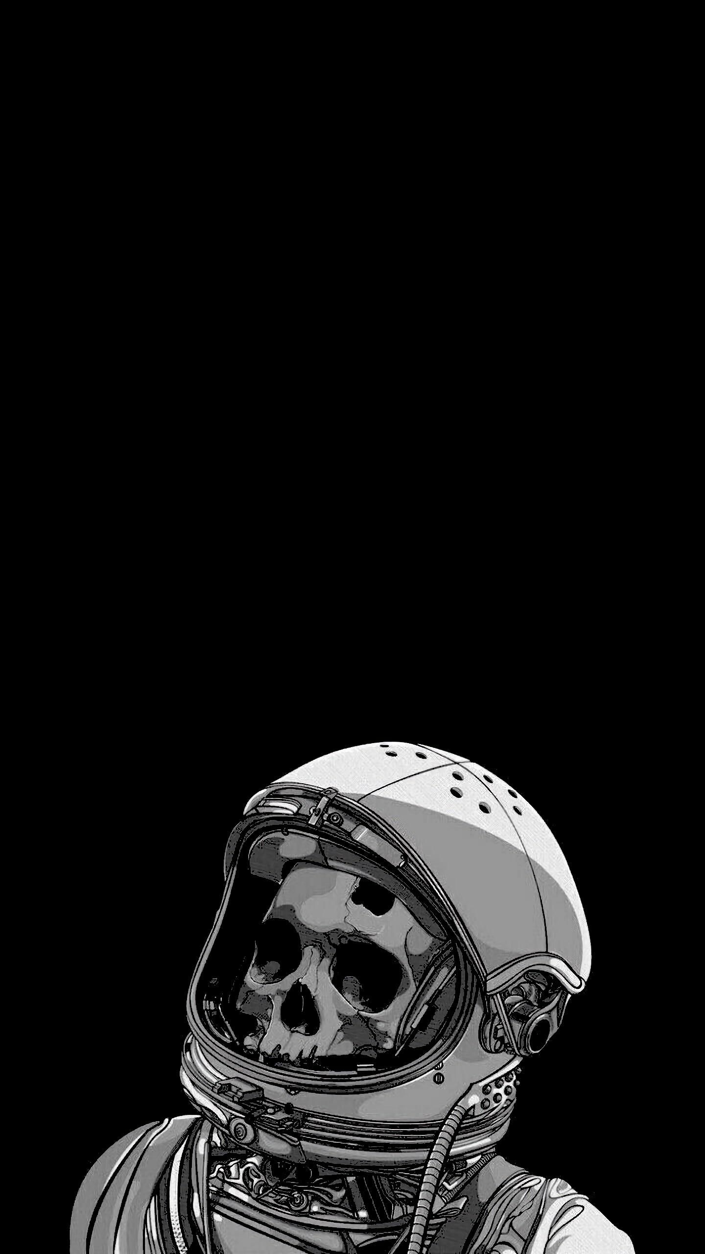 Detail Skull Astronaut Wallpaper Nomer 2