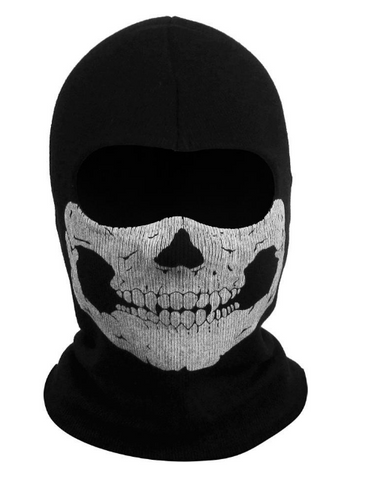 Detail Skull Balaclava Face Mask Ghost Nomer 19