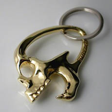 Detail Skull Bottle Opener Keychain Nomer 5