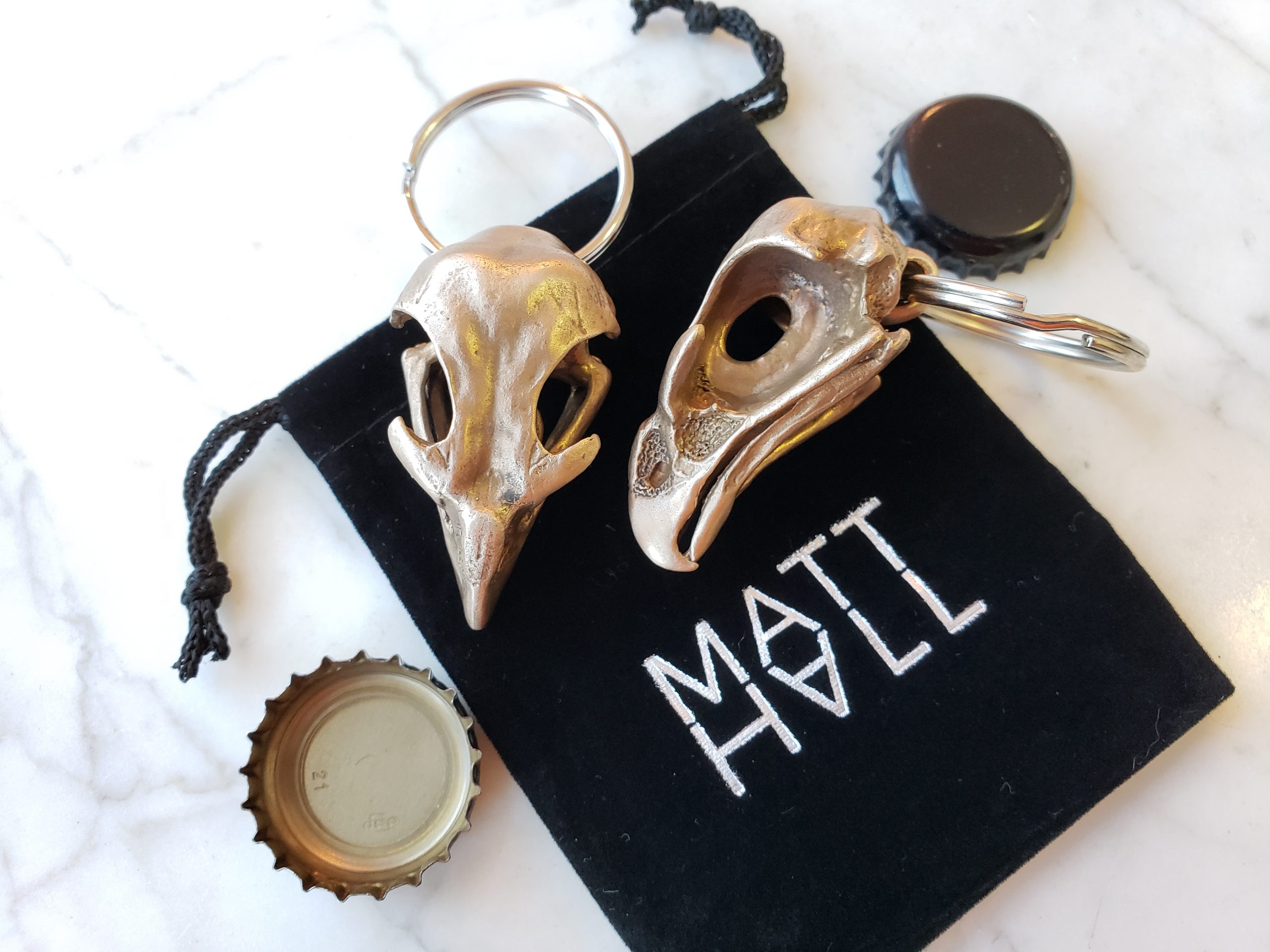 Detail Skull Bottle Opener Keychain Nomer 6