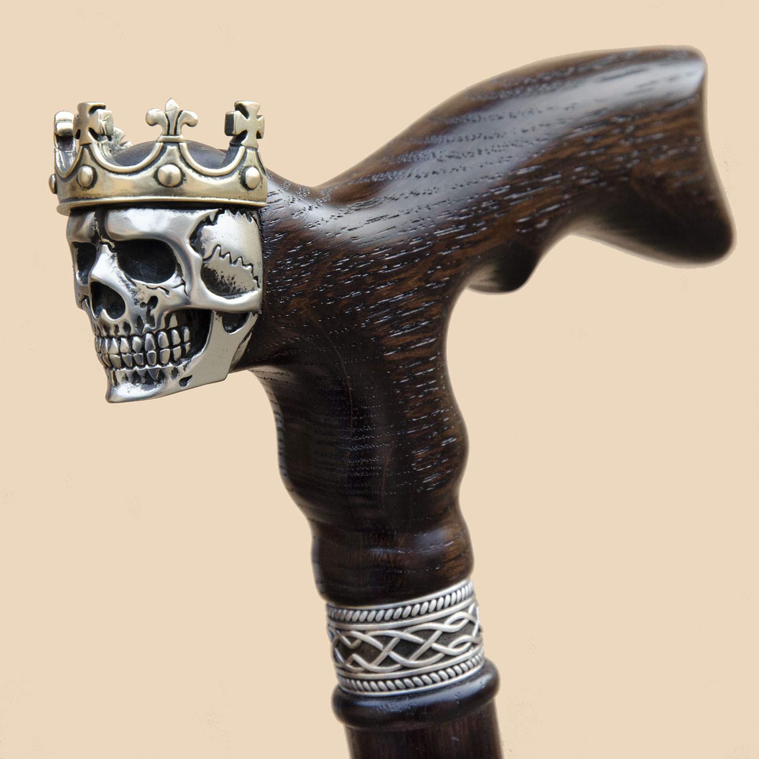 Detail Skull Cane Walking Stick Nomer 11