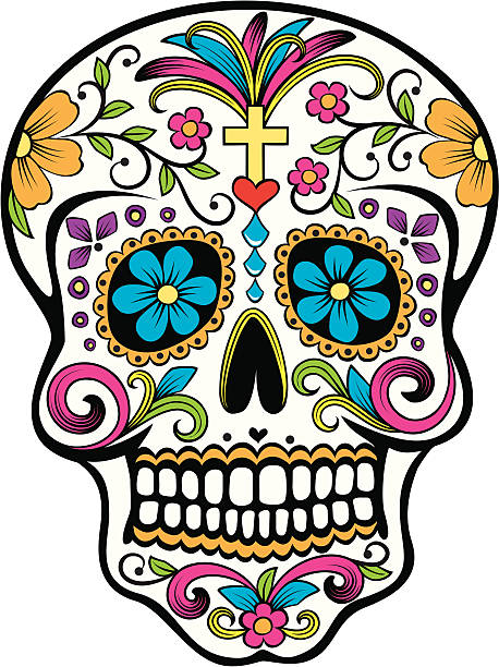 Detail Skull Clipart Nomer 23