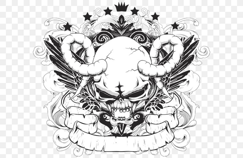 Detail Skull Design Png Nomer 23