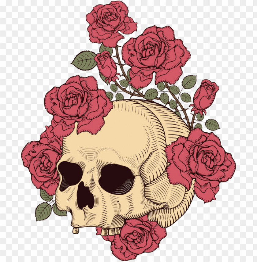 Detail Skull Design Png Nomer 29