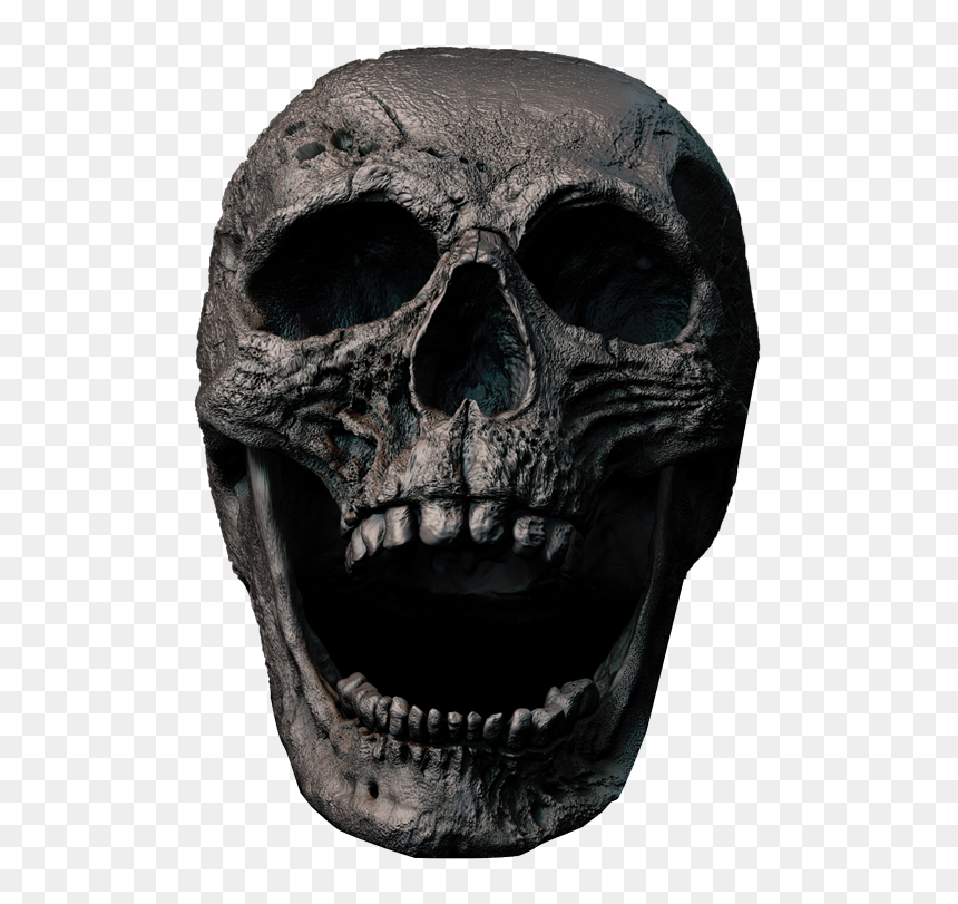 Detail Skull Face Transparent Nomer 20