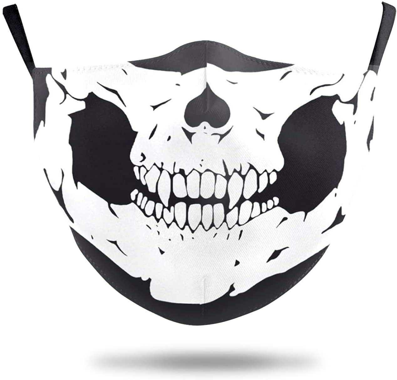 Detail Skull Face Transparent Nomer 48