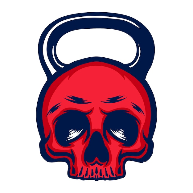 Detail Skull Kettlebell Logo Nomer 18