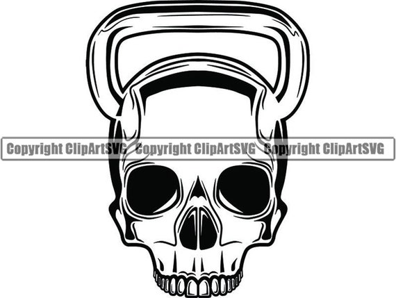 Detail Skull Kettlebell Logo Nomer 24