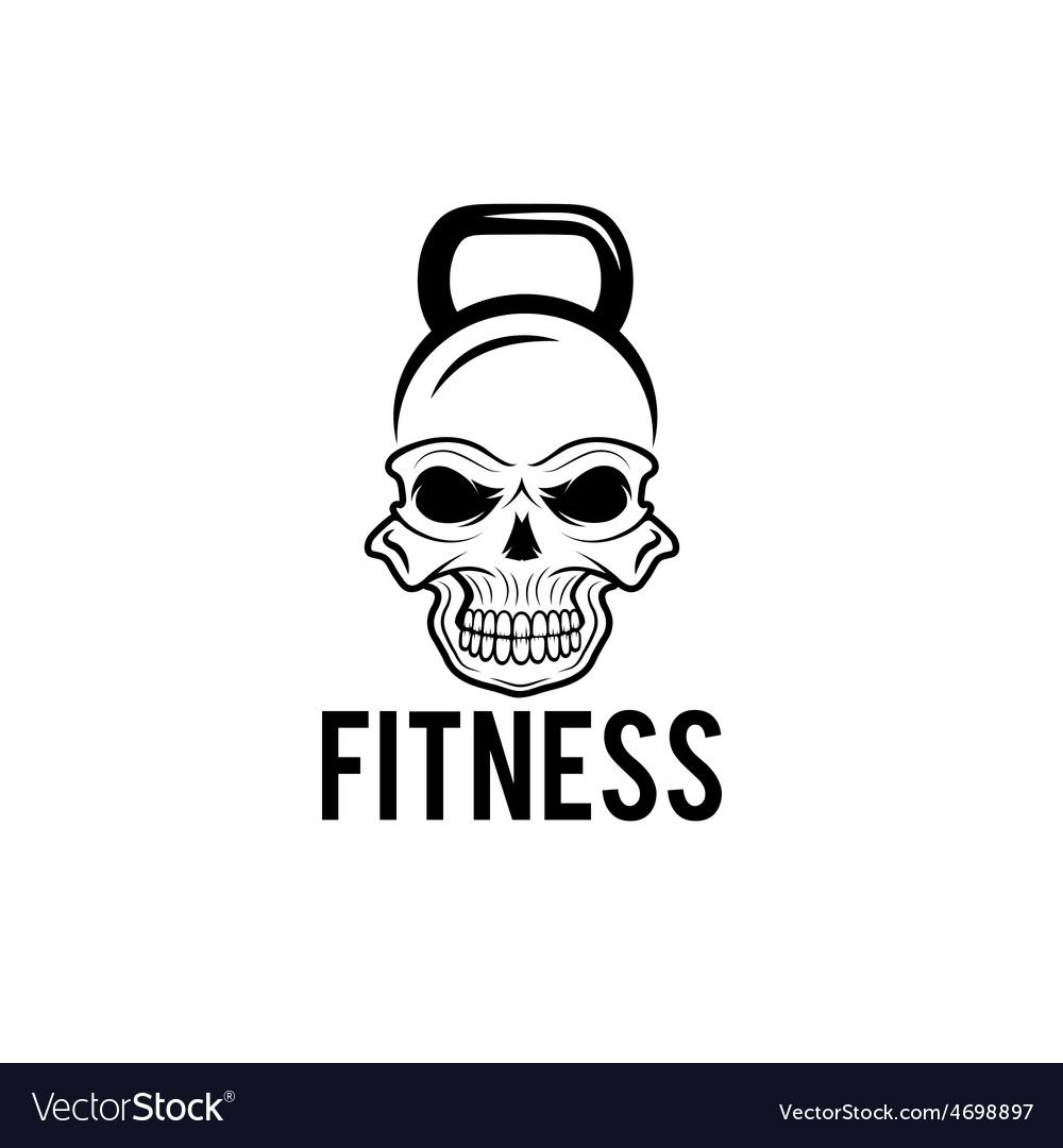 Detail Skull Kettlebell Logo Nomer 30