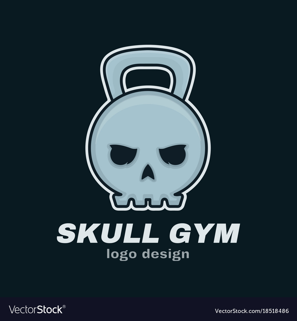 Detail Skull Kettlebell Logo Nomer 43
