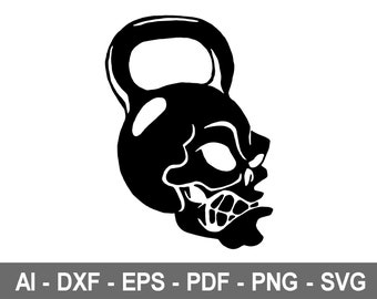 Detail Skull Kettlebell Logo Nomer 44