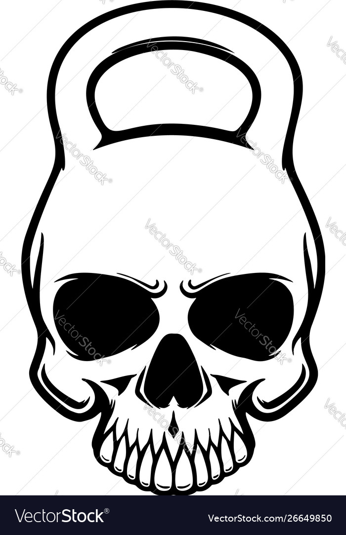 Detail Skull Kettlebell Logo Nomer 7