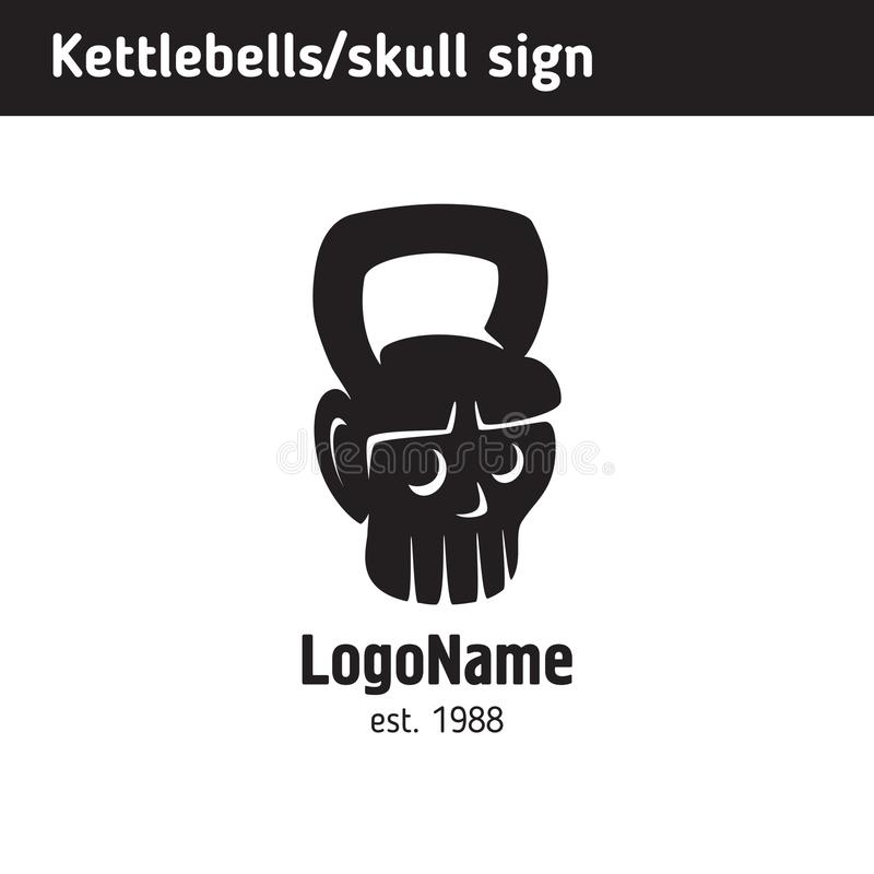 Detail Skull Kettlebell Logo Nomer 9