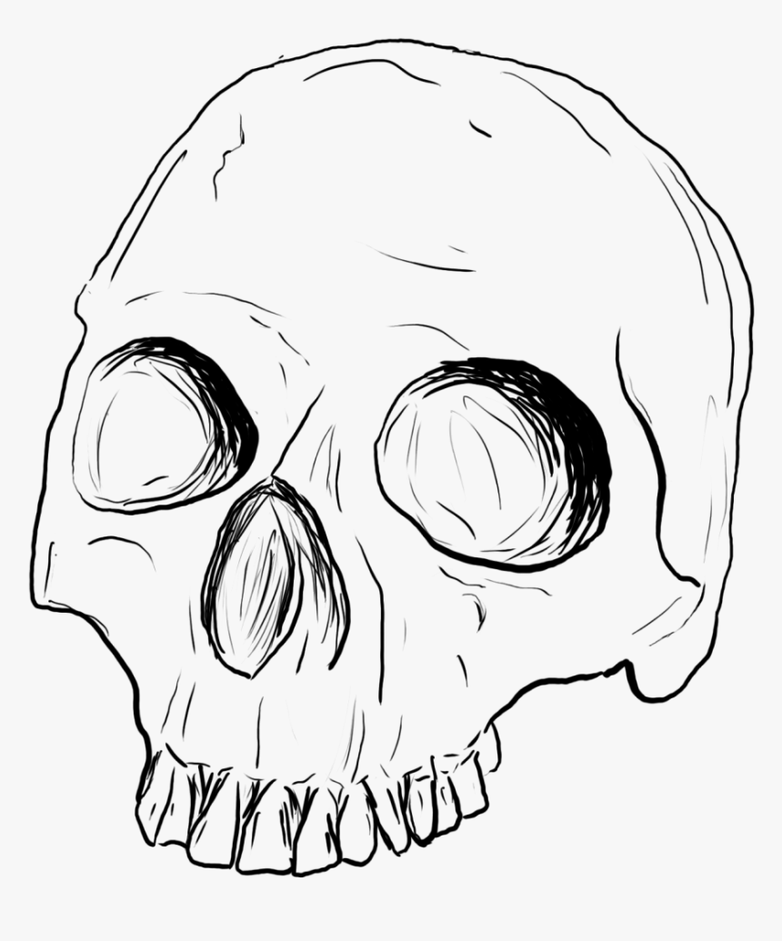 Detail Skull Outline Png Nomer 4