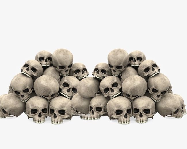 Detail Skull Pile Png Nomer 2