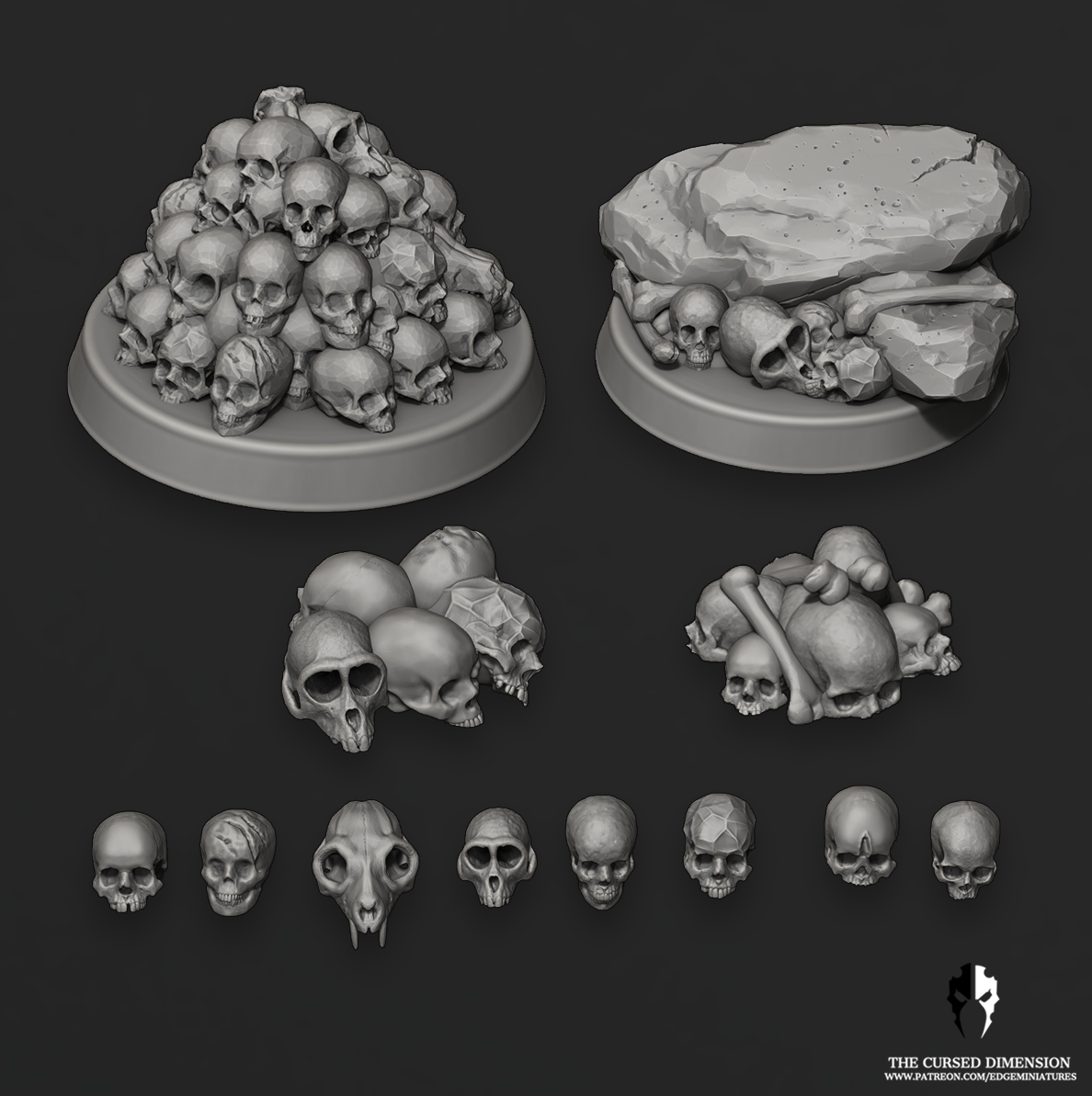 Detail Skull Pile Png Nomer 26