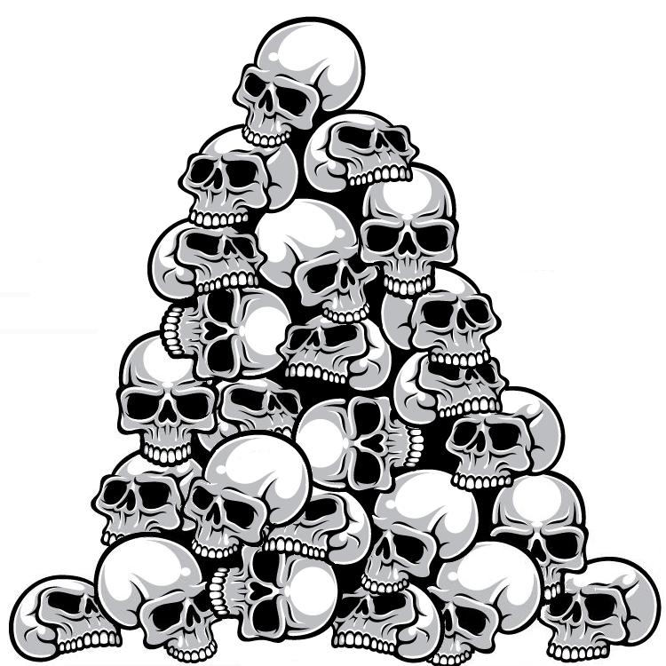 Detail Skull Pile Png Nomer 34