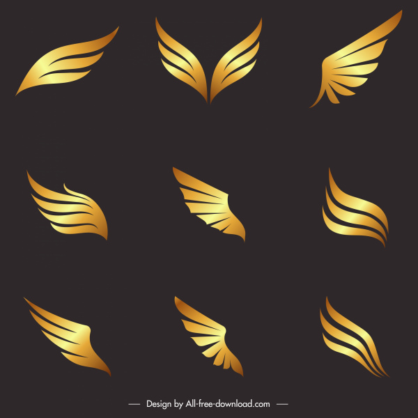 Detail Wing Vector Free Download Nomer 18
