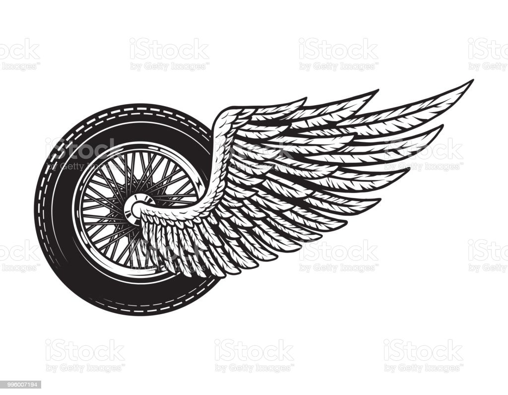 Detail Winged Motorcycle Wheel Tattoo Meaning Nomer 15