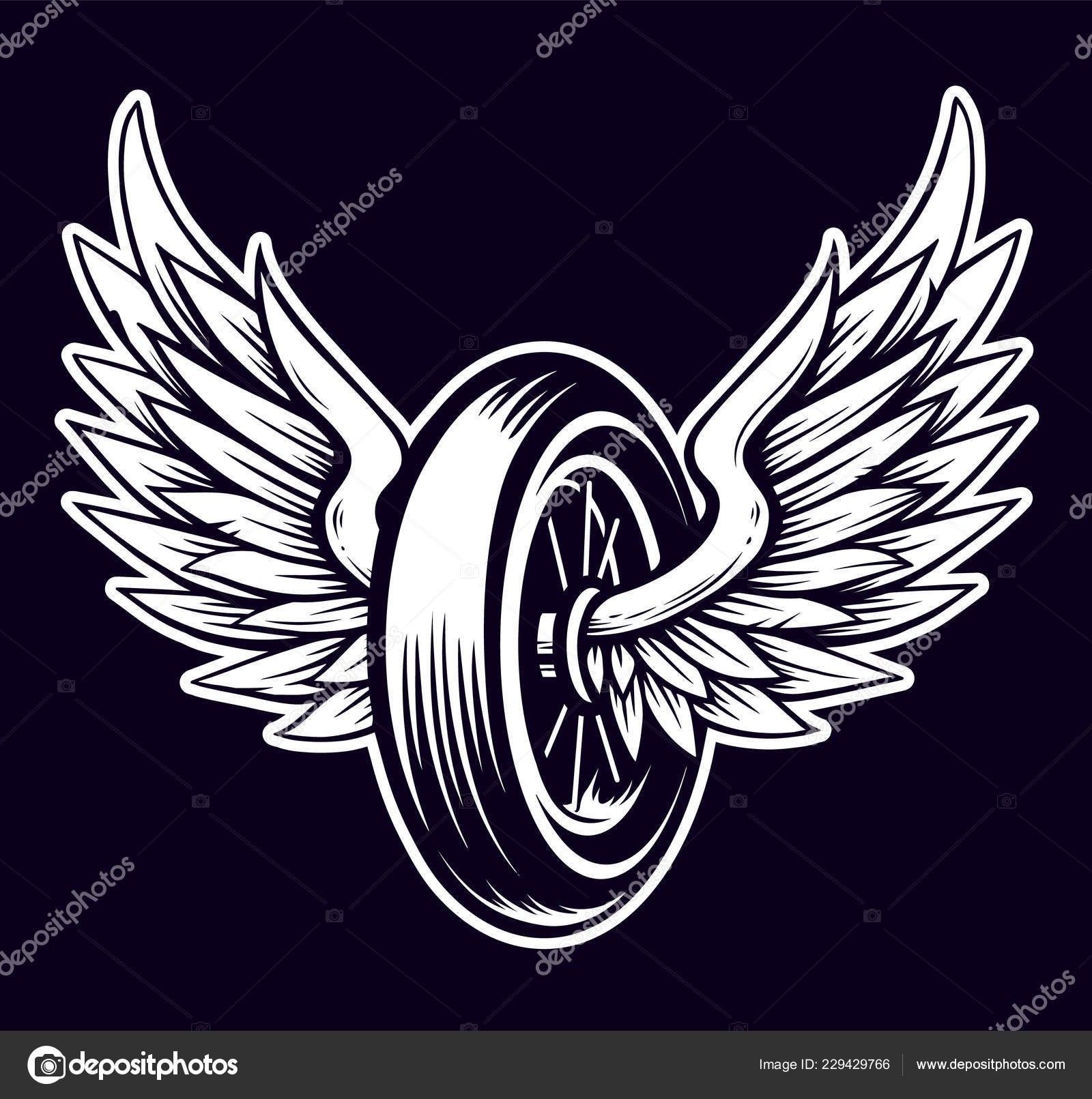 Detail Winged Motorcycle Wheel Tattoo Meaning Nomer 16