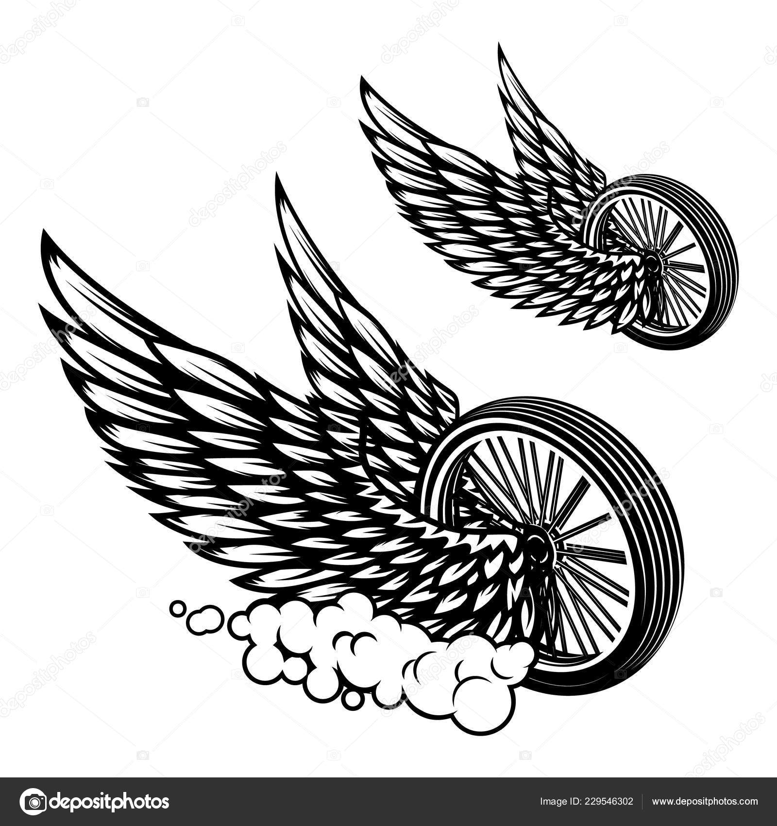 Detail Winged Motorcycle Wheel Tattoo Meaning Nomer 39