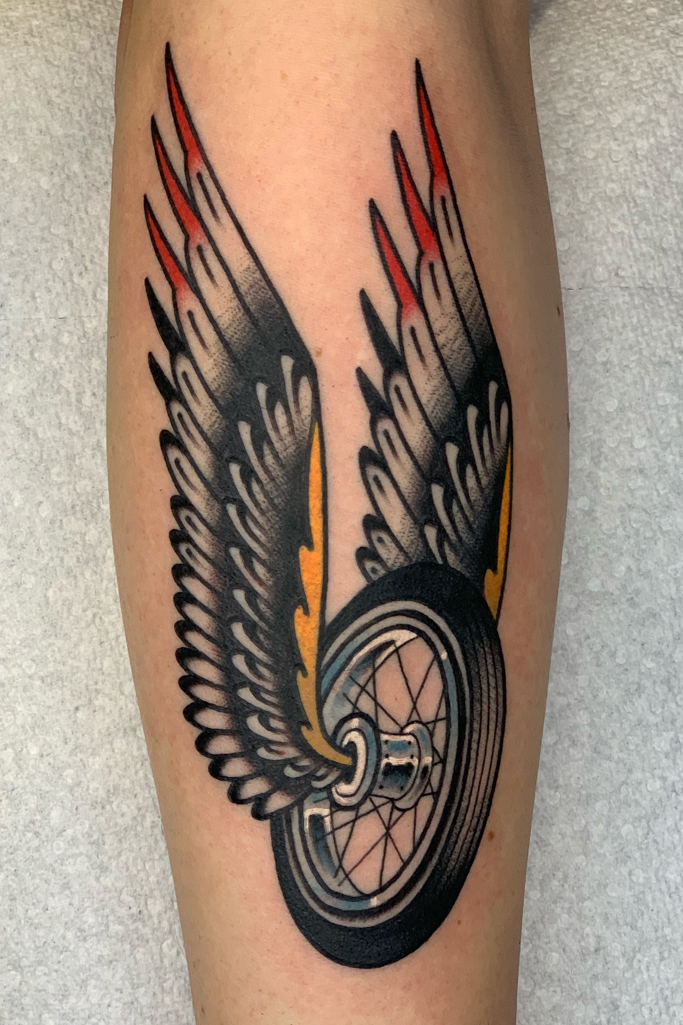 Detail Winged Motorcycle Wheel Tattoo Meaning Nomer 54