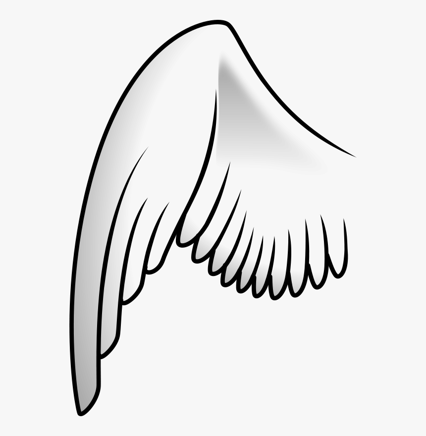 Detail Wings Black And White Clipart Nomer 42