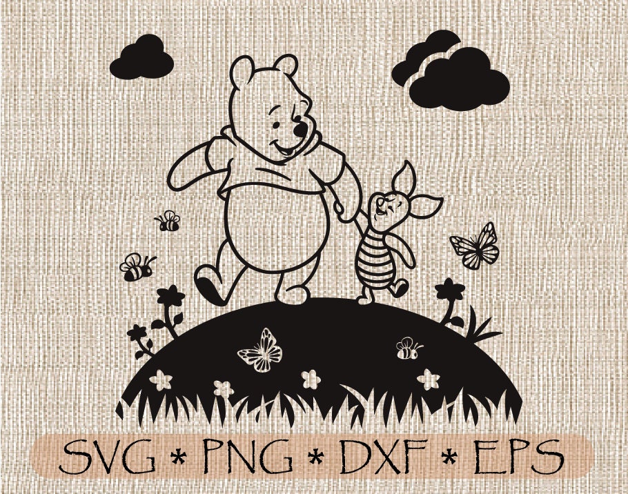 Detail Winnie The Pooh And Friends Silhouette Nomer 26