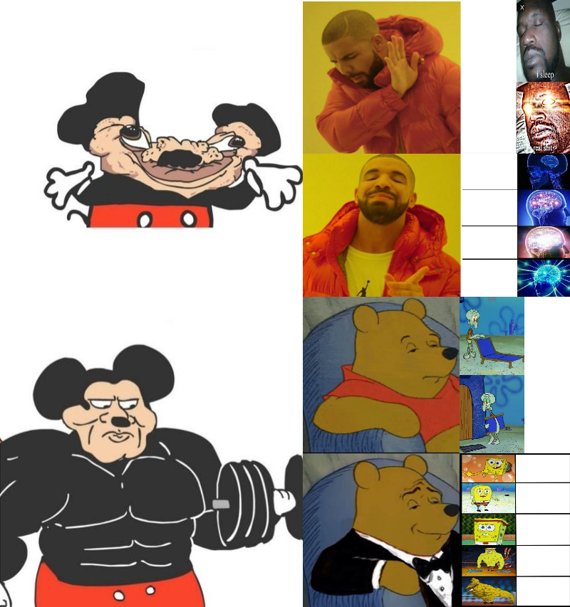 Detail Winnie The Pooh And Mickey Mouse Meme Nomer 30