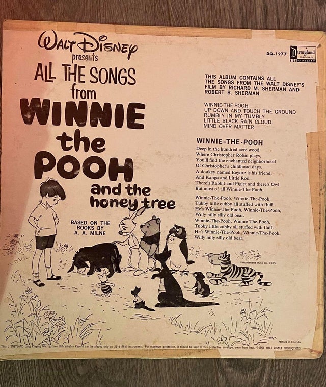 Detail Winnie The Pooh And The Honey Tree Record Nomer 31